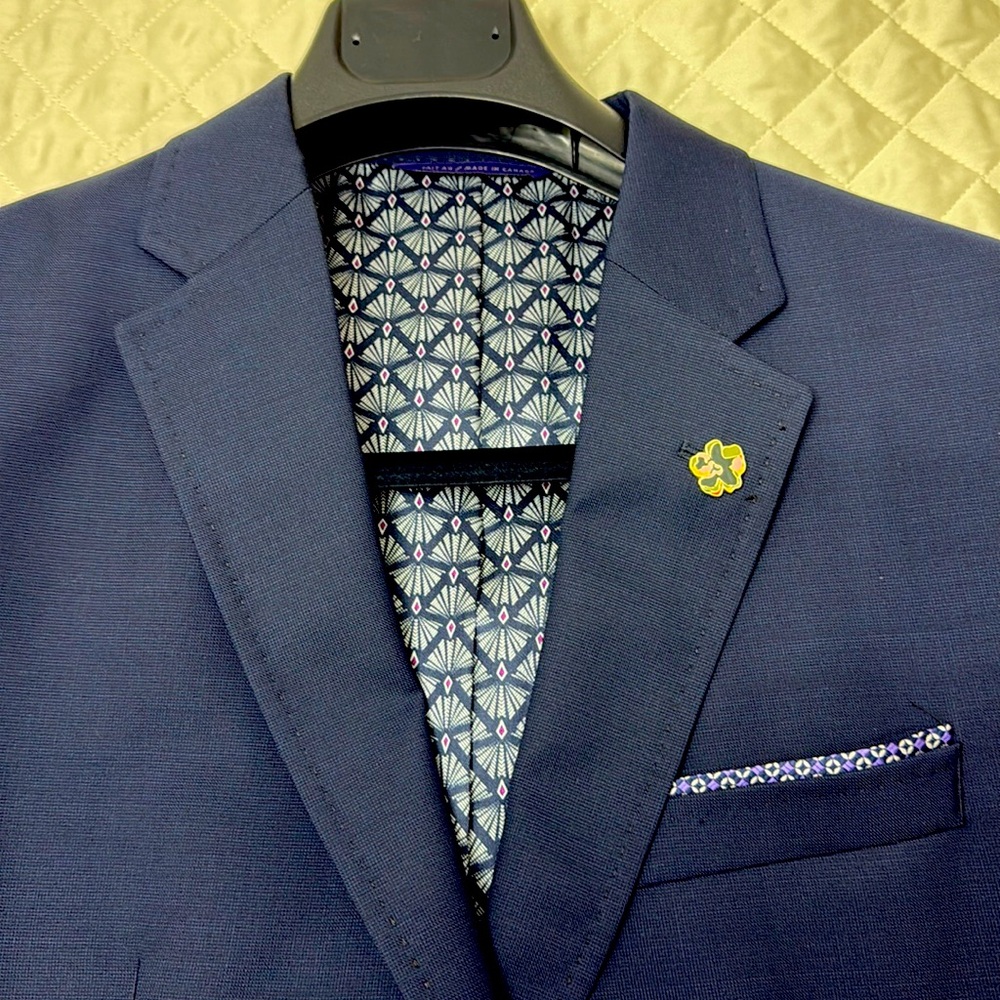 Ted Baker Endurance Blazer Sport Coat Dual Vent Jacket Size 42R
